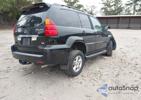 2005 Lexus Gx 470 from USA, damaged, VIN JTJBT20X950069704